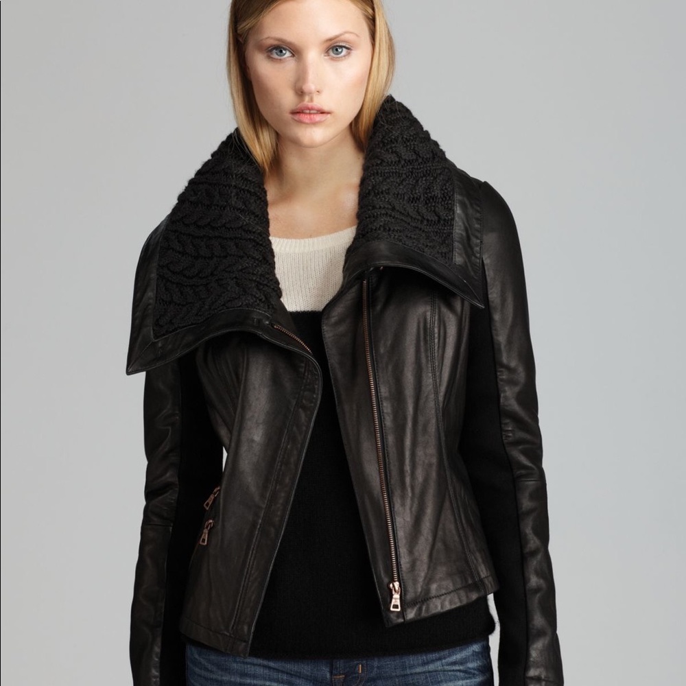 Leather jacket xs
